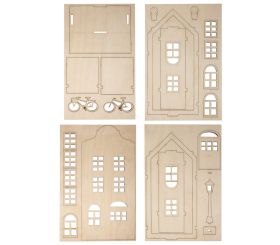 Wood buil.kit Gnome house,FSC Mix Credit