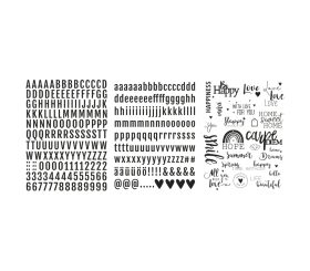 Transfer Rub on 3D Words