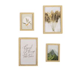 Wooden mini photo frame, FSC 100%