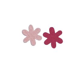 Felt star flower, 3 cm