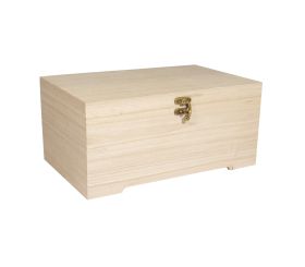 Holz Schatulle mit Einsatz, 2teilig