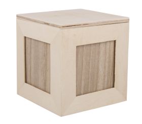 Holz- Fotowürfel FSC Mix Credit