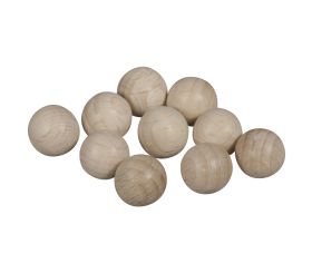 Rohholzkugeln FSC 100% ungebohrt, 10mm ø