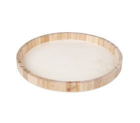 Wooden tray, FSC Mix Credit, 30cm ø