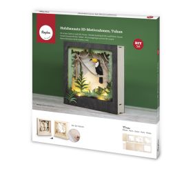 Holzbaus. 3D-Motivrahmen Tukan, FSC 100%