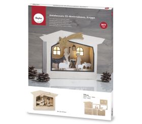 Wood kit 3D motif frames, FSC Mix Credit