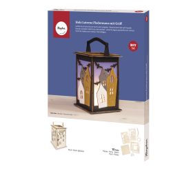 Wood lantern Bat, FSC Mix Credit