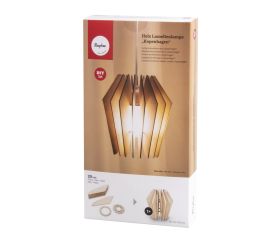 Holz Lamellenlampe, FSC Mix Credit