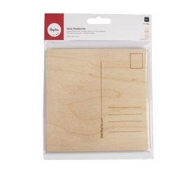 Wooden postcard, FSC Mix Credit