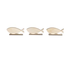 Wood motif Fish, FSC Mix Credit