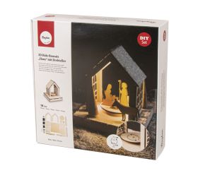 3D wood kit House, FSC Mix Credit