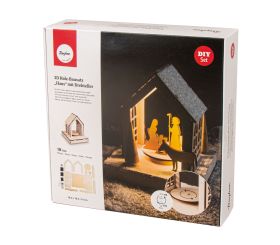 3D wood kit House, FSC Mix Credit