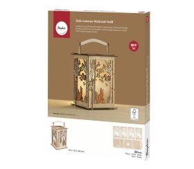 Wood lantern Forest, FSC Mix Credit