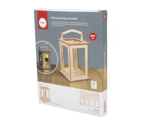 Wood lantern Basic, FSC Mix Credit