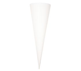 Schultütenrohling weiß, 35 cm