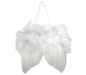 Angel's wings of feathers