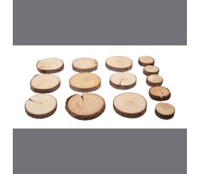Pine slices, round
