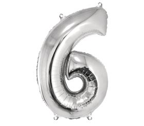Foil balloon number 6