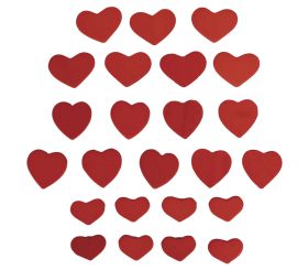 Wooden objects: Hearts