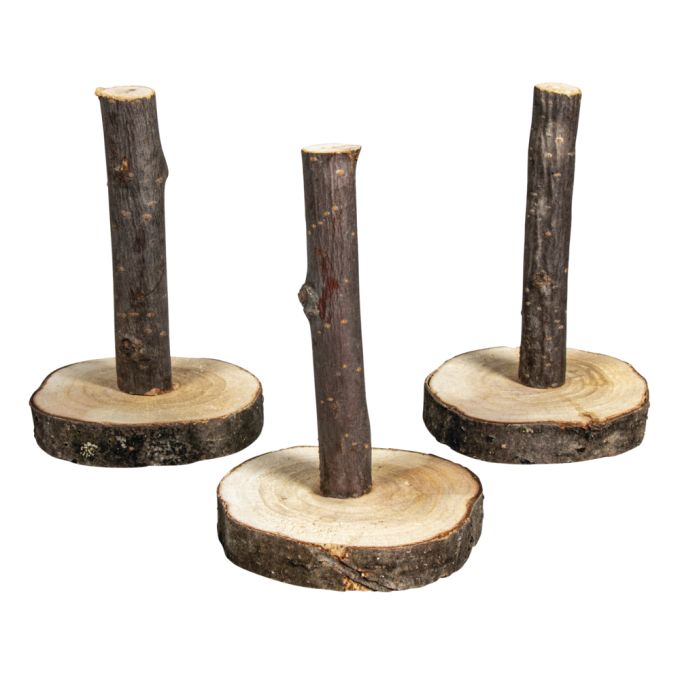 Deko Holzständer natur, 4,5-5,5cm ø – Rayher