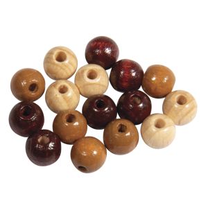 Wooden beads mix FSC 100%, 8mm ø
