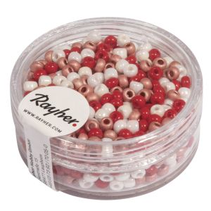 Rocailles, perlmutt, 2,6mm ø