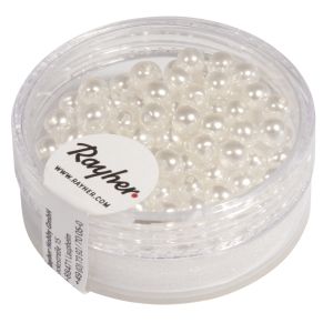 Renaissance Glass wax beads,half transp.