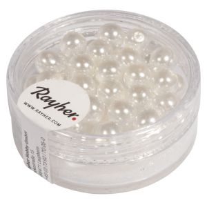Renaissance Glass wax beads,half transp.