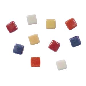 Glossy glass mosaic mix