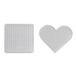 Pin matrix for ironing beads, transp.