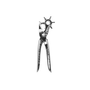 Hole punch pliers with 6 size holes