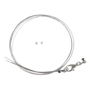 Schmuckdraht-Collier, 0,4mm ø