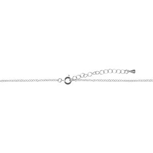 Metall Gliederkette m. Verschluss, 2mm ø