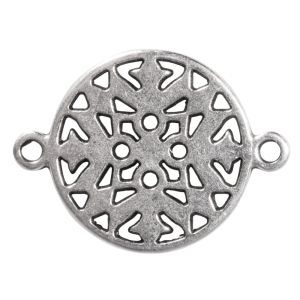 Metall-Zierelement Ornament rund