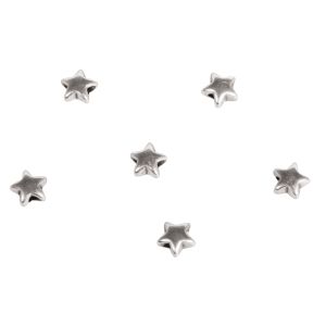 Metall-Perle Stern, 5mm ø