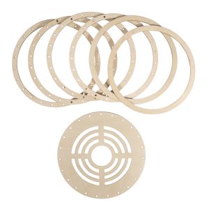 Holz Ringe Set f. Lampen, FSC Mix Credit