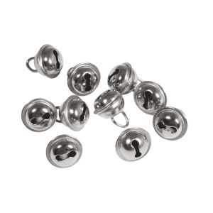 Deko-Metallglöckchen kugelförmig, 9mm ø