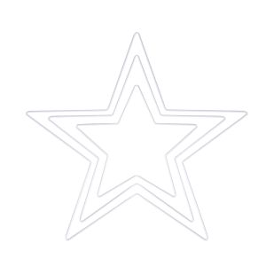 Metal rings Stars, assorted