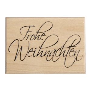 H.- Stempel Frohe Weihnachten