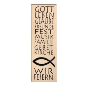 H.- Stempel Christliche Einladung
