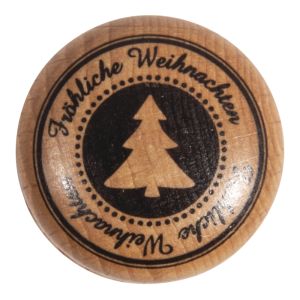Stamp Fröhliche Weihnachten , 3cm ø