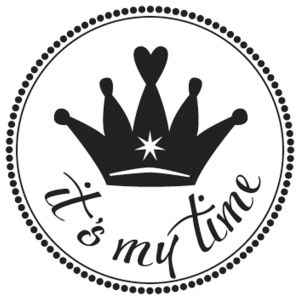 Stamp it´s my time , 3cm ø