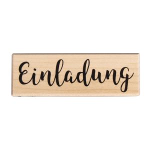 Stempel Einladung
