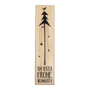 Stempel Von Herzen Frohe Weihnachten