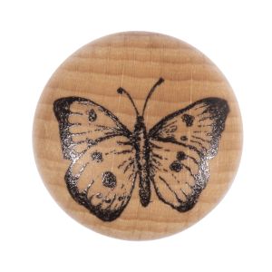 Stamp Butterfly, 3cm ø