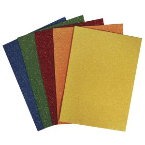 Set of sponge rubber sheets, glitter