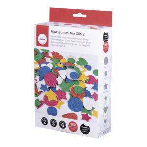 Moosgummi Mix Glitter selbstklebend
