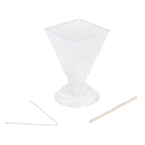 Candle casting mould pyramid