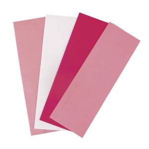 Wax foil rose tones