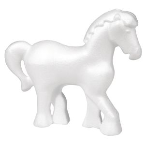Styropor-Pferd